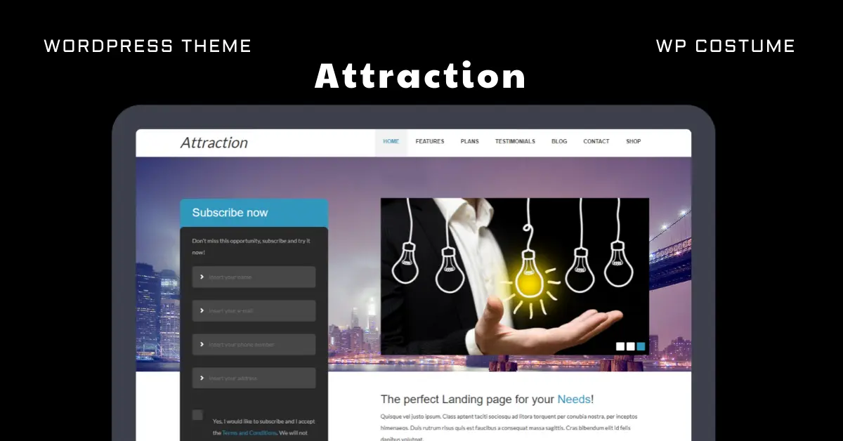 attraction-wordpress-theme