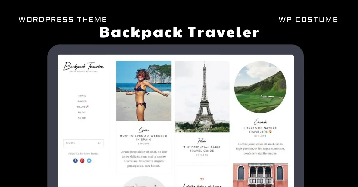 backpack-traveler-wordpress-theme