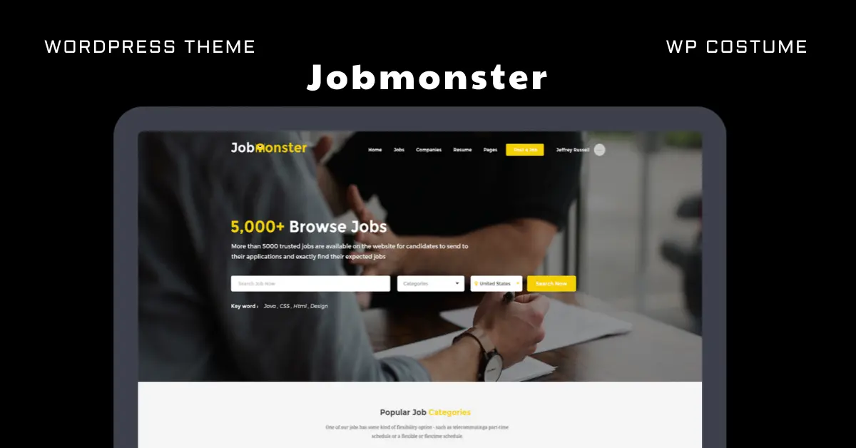 Jobmonster WordPress Theme