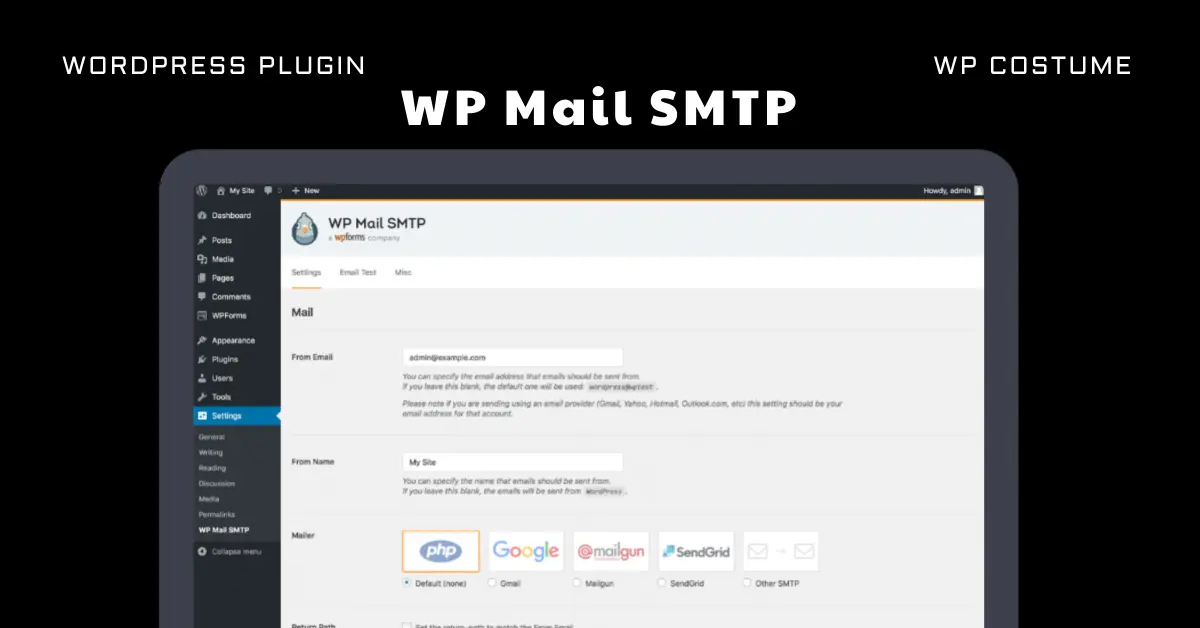 WP Mail SMTP WordPress Plugin