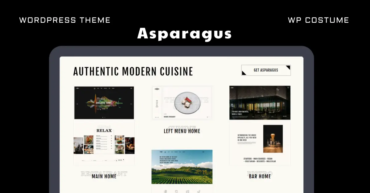 Asparagus Restaurant Theme