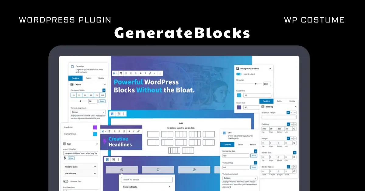 GenerateBlocks WordPress Plugin