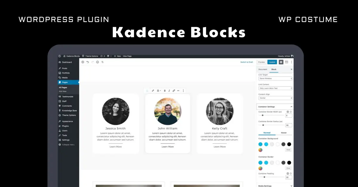 Kadence Blocks WordPress Plugin