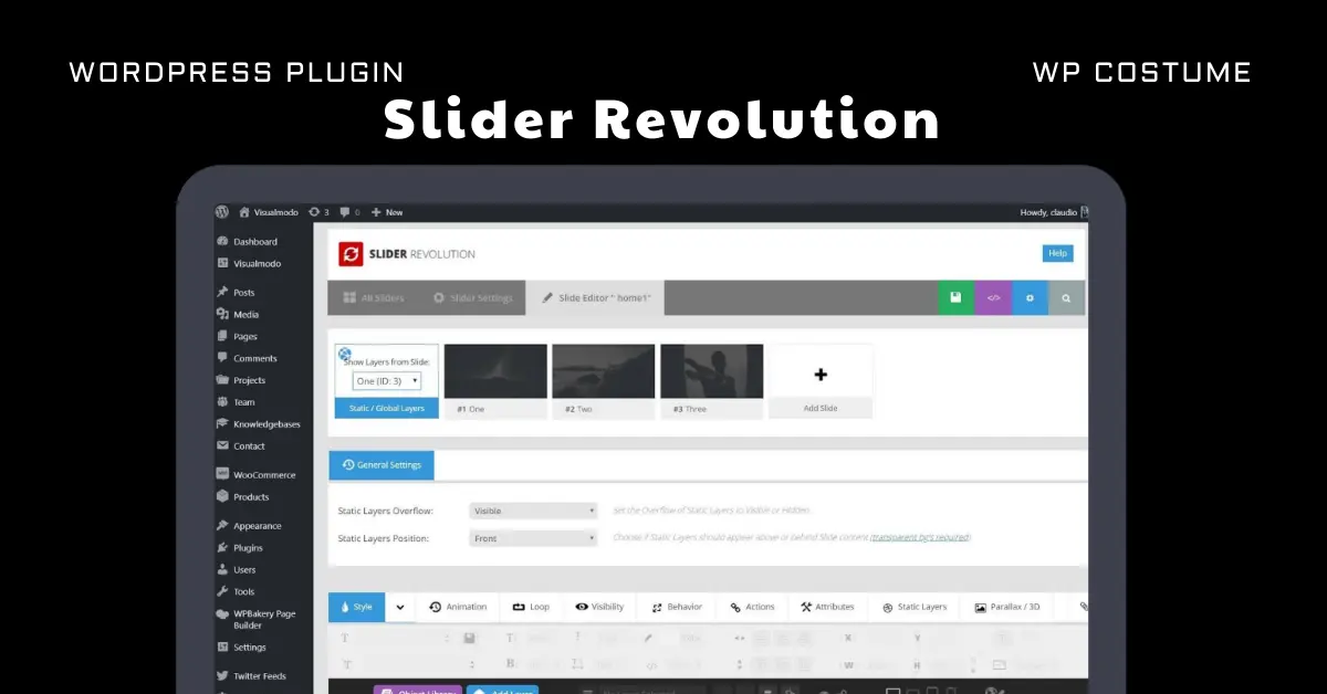 Slider Revolution WordPress Plugin