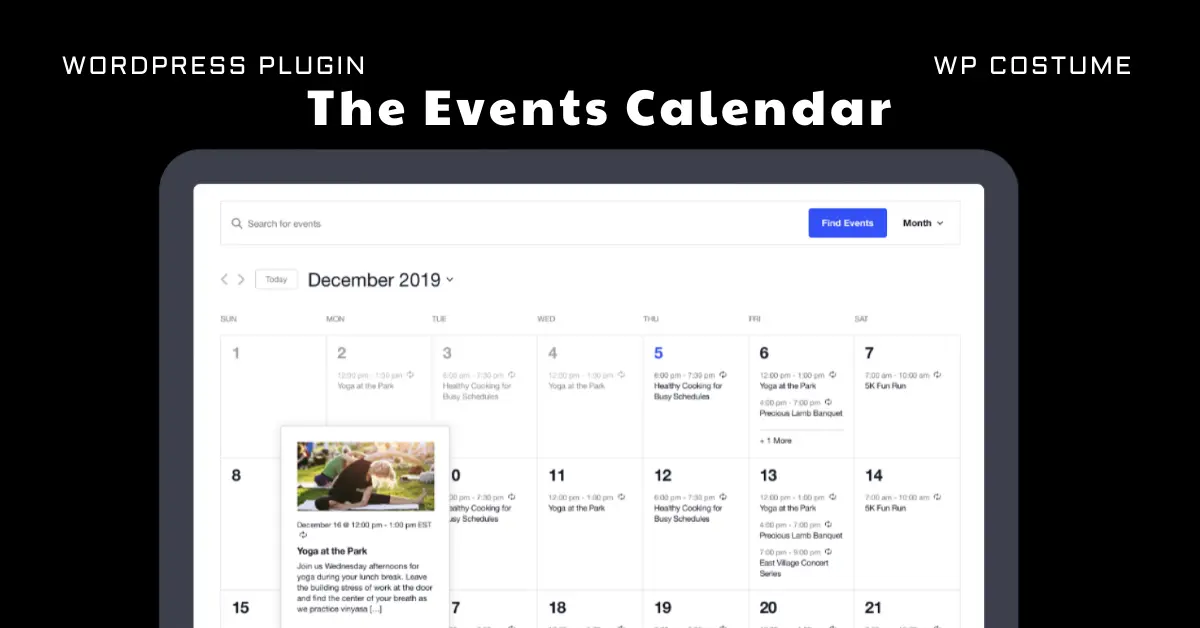 The Events Calendar WordPress Plugin