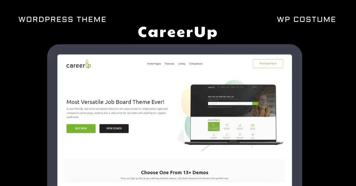 CareerUp WordPress Theme