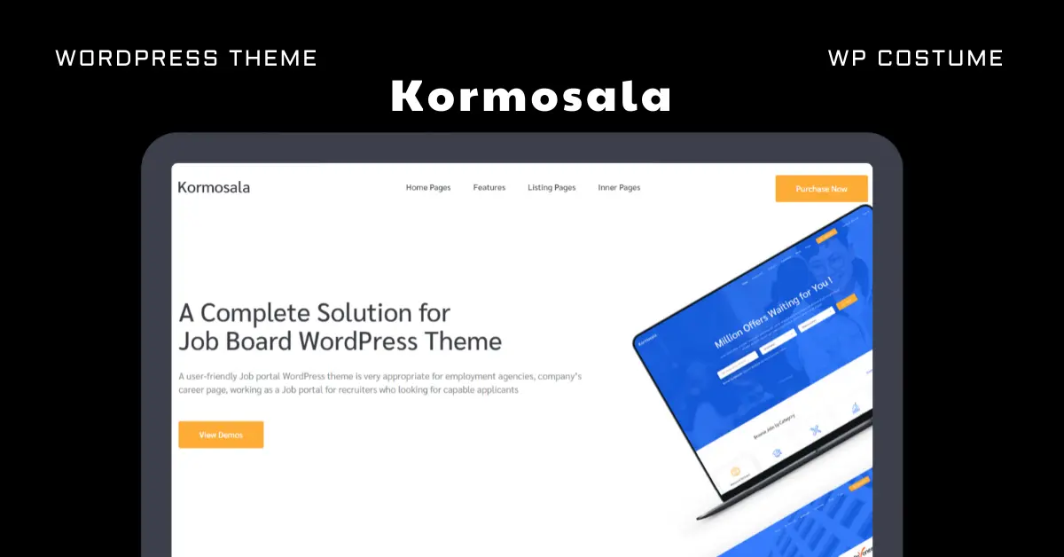 Kormosala WordPress Theme