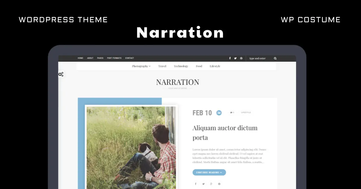 Narration WordPress Theme